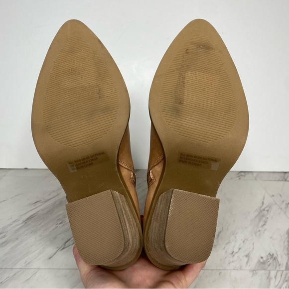 DV by Dolce Vita Nilano Light Brown Harness Heeled Bootie 9 1/2 - Picture 13 of 14